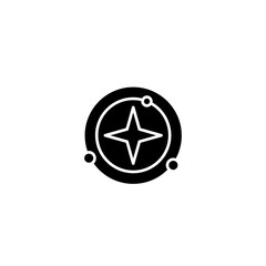 space objects icon, planet 