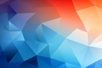 Obraz premium Abstract background with low poly design