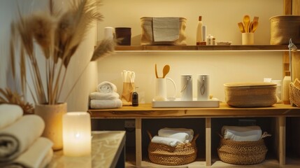 Warm Eco-Friendly Home Interior