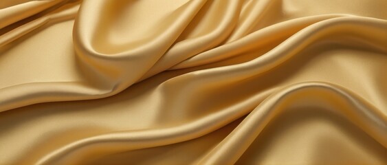 Obraz premium gold silk fabric with a luxurious texture, ideal for elegant designs.