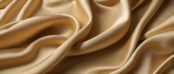 Obraz premium gold silk fabric with a luxurious texture, ideal for elegant designs.