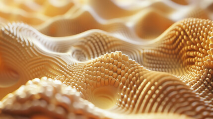 Geometric Waves Abstract Background