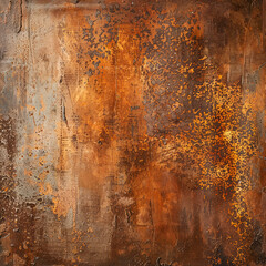 Detail of flaking paint on a rusty metal surface, highlighting the natural decay and texture contrast.