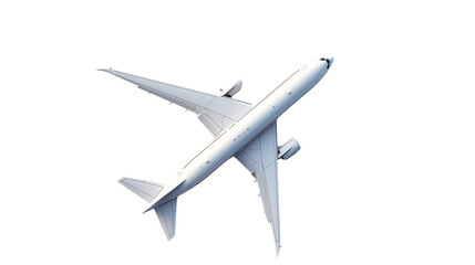 Plane travel concept isolate on white background