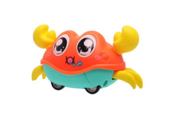 Toy crab on a transparent background png
