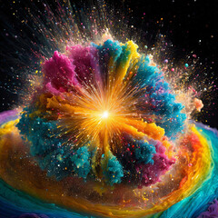 explosion de couleurs - 742225919