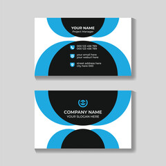 Corporate modern business card template design for business and personal use