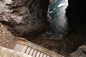 cave in the cave, gaeta, italy