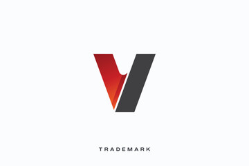 v letter logo vector concept icon trademark. universal v logotype brand