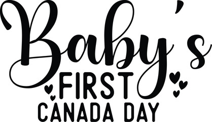 New Born Baby Typography Design