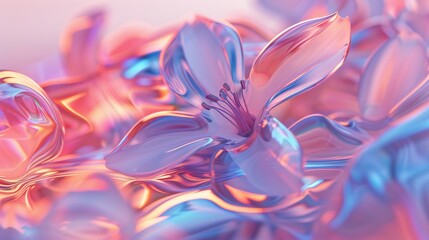 Glossy Radiance: Jasmine's petals shine with glossy radiance, a sight of ethereal beauty in macro.