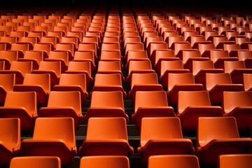 Naklejka premium Empty stadium seats