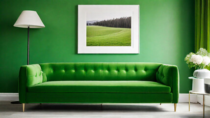 sofa interior design - obrazy, fototapety, plakaty