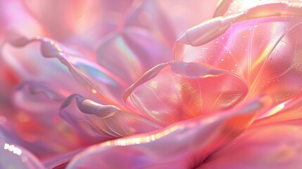 Sparkling Elegance: Jasmine's petals, seen in macro, sparkle with delicate allure.