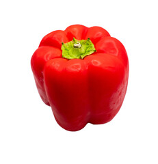 red bell pepper on a transparent background PNG 