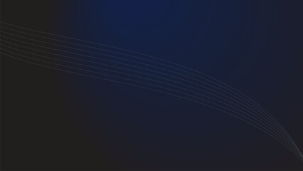 Naklejka premium Dark blur abstract gradient background wallpaper design vector image with curve line for backdrop or presentation
