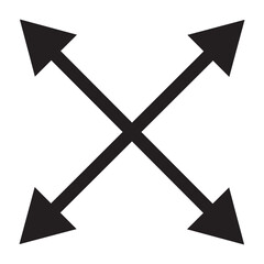 Four Arrow Icon. Vector Illustration. - obrazy, fototapety, plakaty