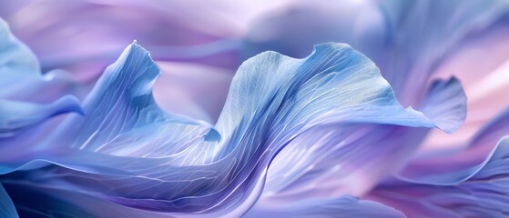 Wavy Whispers: Macro capture of lobelia petals, their gentle movements resembling whispers of tranquility.