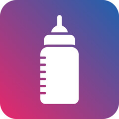 Milk Bottle Icon Style