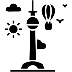 Germany solid icon design 