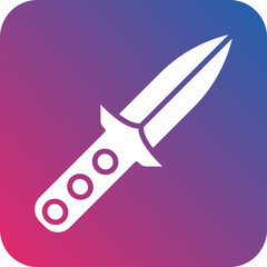 Diving Knife Icon Style
