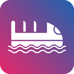 Log Flume Icon Style