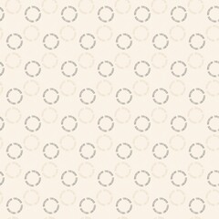 seamless abstract pattern with dotted circles on beige background prints on fabrics surface textile paper packaging home decor stationery backgrounds and wallpaper