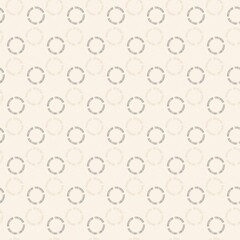seamless abstract pattern with dotted circles on beige background prints on fabrics surface textile paper packaging home decor stationery backgrounds and wallpaper