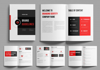 Brand Guideline Brochure Layout