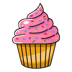 cupcake illustration 