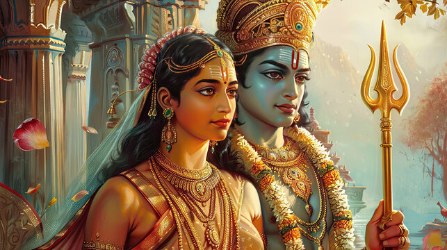 Rama and sita concept