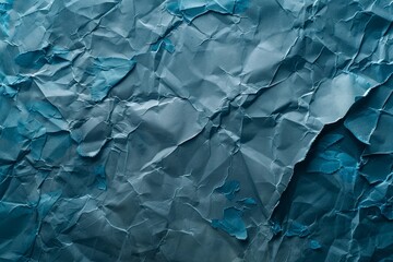 Peeling Blue Paper Texture. Generative AI