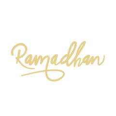 Obraz na płótnie Canvas Ramadhan Handlettering