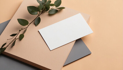 white business card mockup blank for your business card design