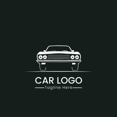 car logo design icon template minimalist
