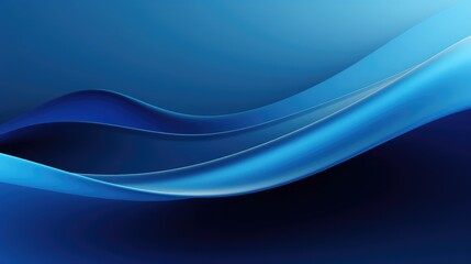 Obraz premium Blue background with curved lines