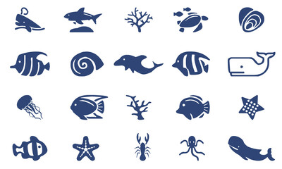 Sea creatures mega collection
