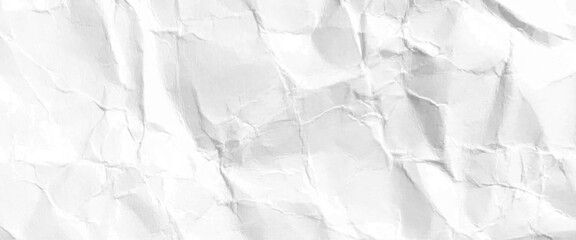 Vector white paper is crumpled, background for various purposes, white crumpled paper background texture pattern.