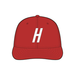 Low Pro 59Fifty Fitted Cap Flat Sketch Vector Design Illustration