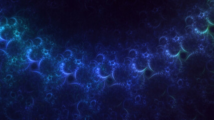 3D manual rendering abstract colorful fractal light background. Its not AI Generatd illustration.