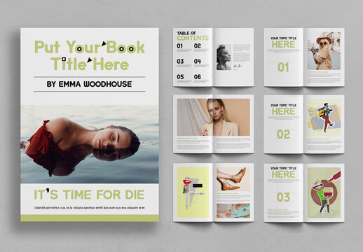 Book Title Here Design Template