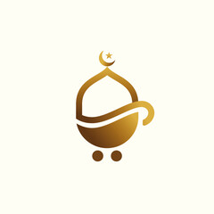 Islamic store cart logo