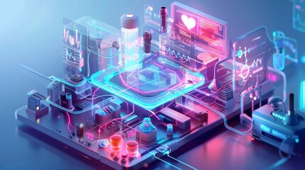 Medical technology concept.