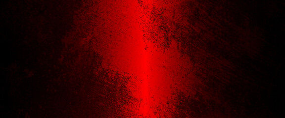 Old wall texture cement black red background abstract dark color design are light with white gradient background, scary wall for background, cracked shabby old cement, grunge wall, 