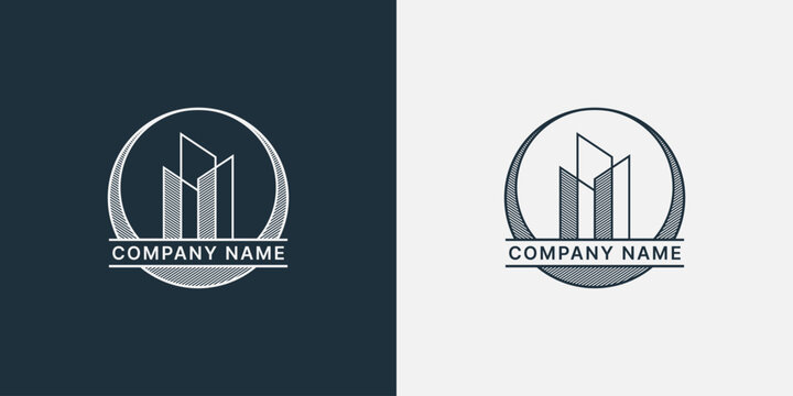 Luxury Building Logo Template Vector Icon Illustration Design