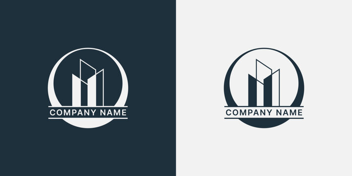 Luxury Building Logo Template Vector Icon Illustration Design