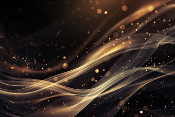 Obraz premium Dark Brown Background with Abstract Lights