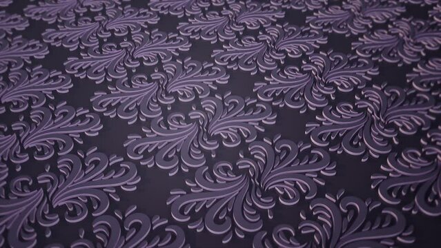 Abstract background pattern with ornament on a seamless loop