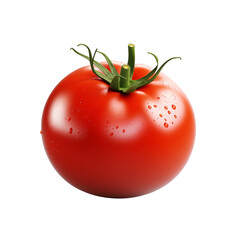 tomato fruit isolated on transparent background