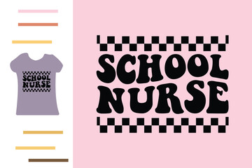 school nurse t shirt design
